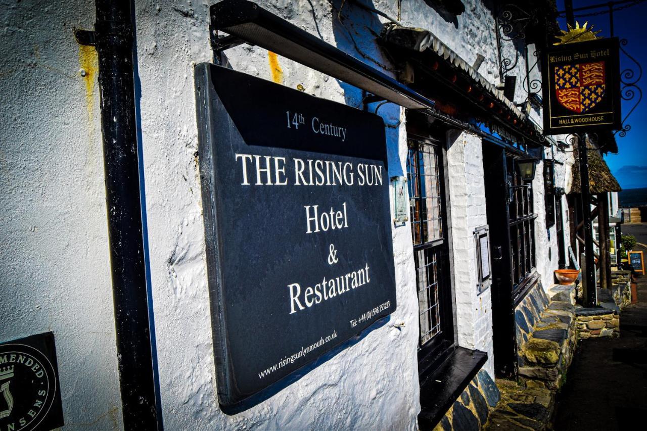 Rising Sun Hotel Lynmouth Bagian luar foto